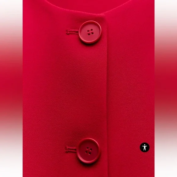 🎈SALE 🎈 ZARA WOMAN COLLECTION Sleeveless vest top with round neck. - Picture 5 of 10